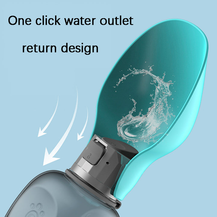 800ml Portable Dog Water Bottle &amp; Bowl