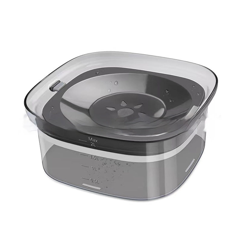 2L Spill-Proof Dog &amp; Cat Water Bowl