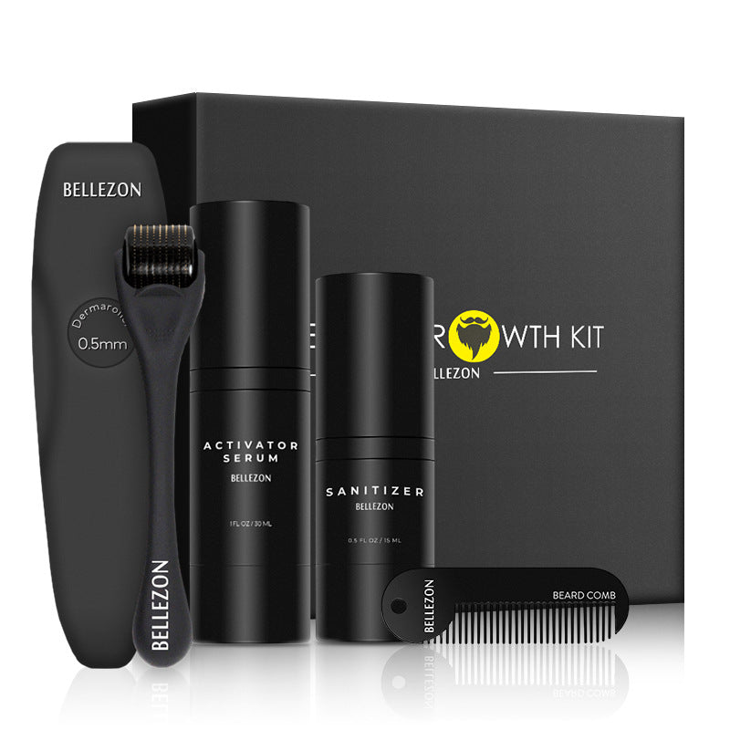 Beard Growth Liquid &amp; Care Set