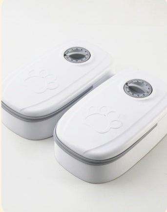 Automatic Pet Feeder with Stainless Steel Bowl