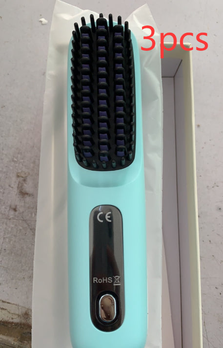 Wireless 2-in-1 Hair Straightener &amp; Curler Brush