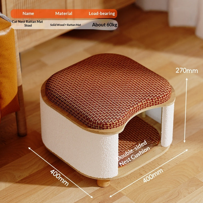 All-Season Cat &amp; Human Bench Bed