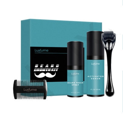 Beard Growth Liquid &amp; Care Set