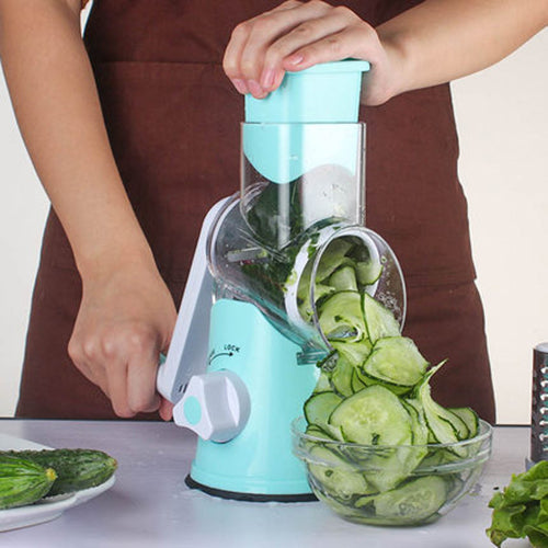 Round Mandoline Slicer &amp; Cheese Grater