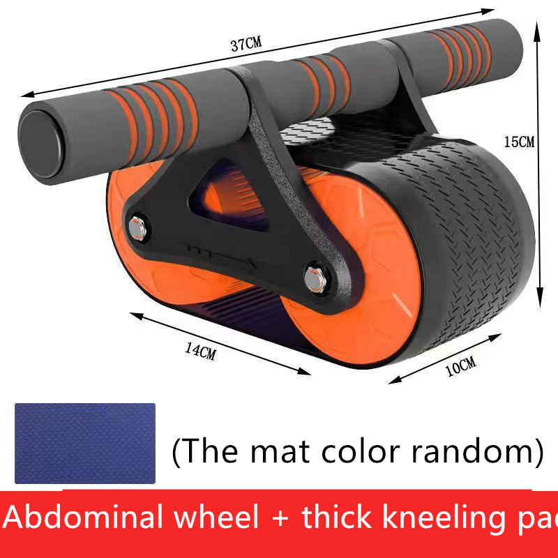 Double Wheel Ab Roller with Auto-Rebound