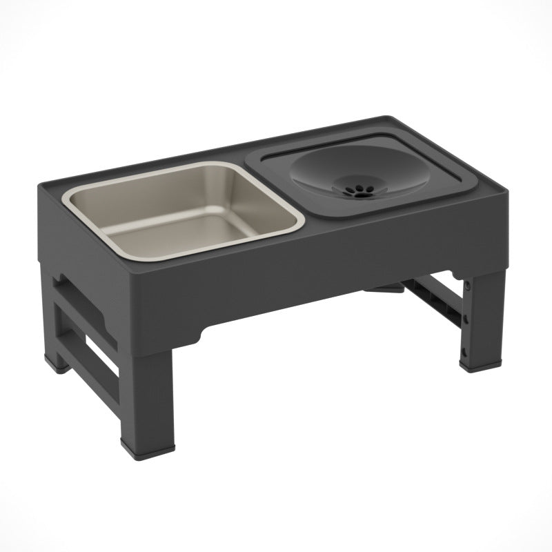 Elevated Double Bowl Stand for Dogs