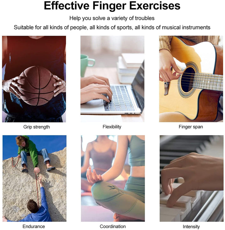 Silicone Finger Grip &amp; Hand Rehab Trainer