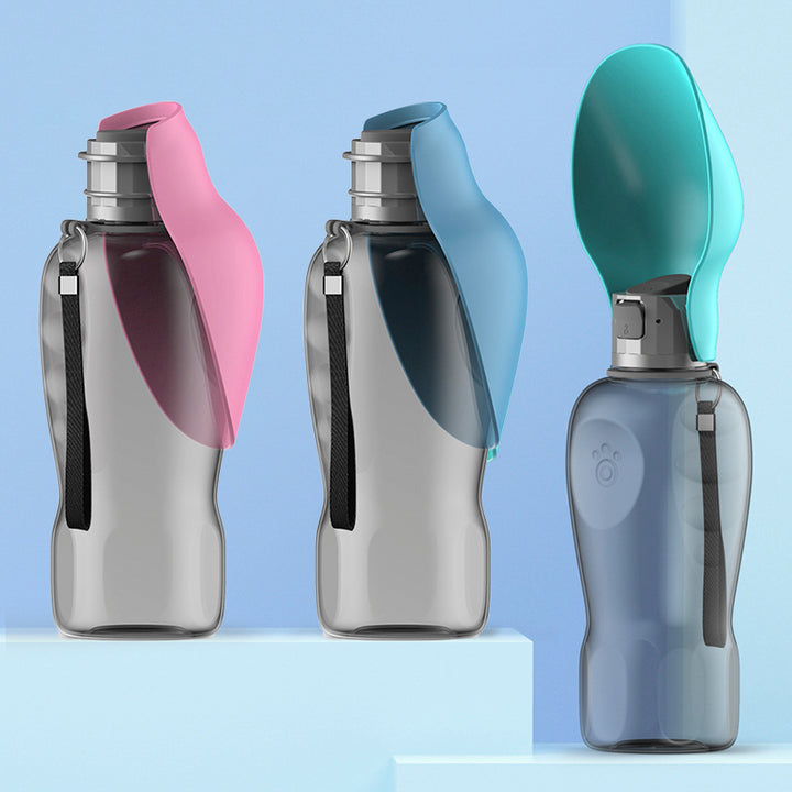 800ml Portable Dog Water Bottle &amp; Bowl