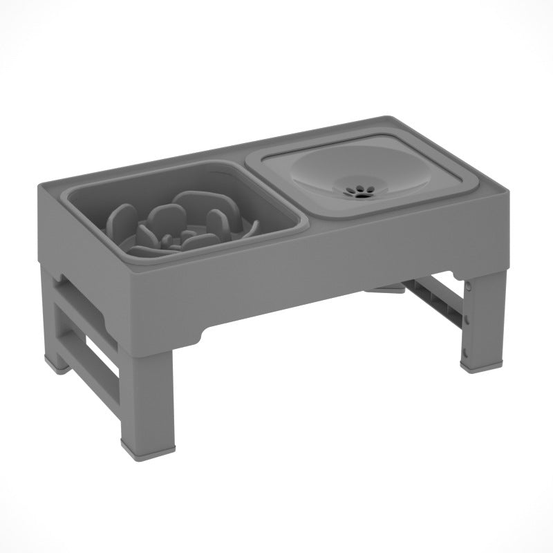 Elevated Double Bowl Stand for Dogs