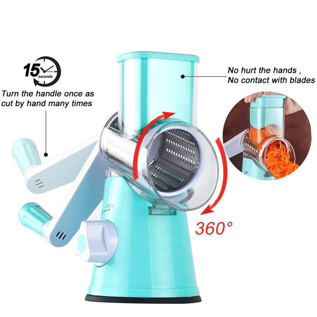 Round Mandoline Slicer &amp; Cheese Grater