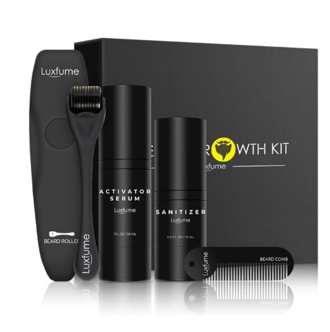 Beard Growth Liquid &amp; Care Set