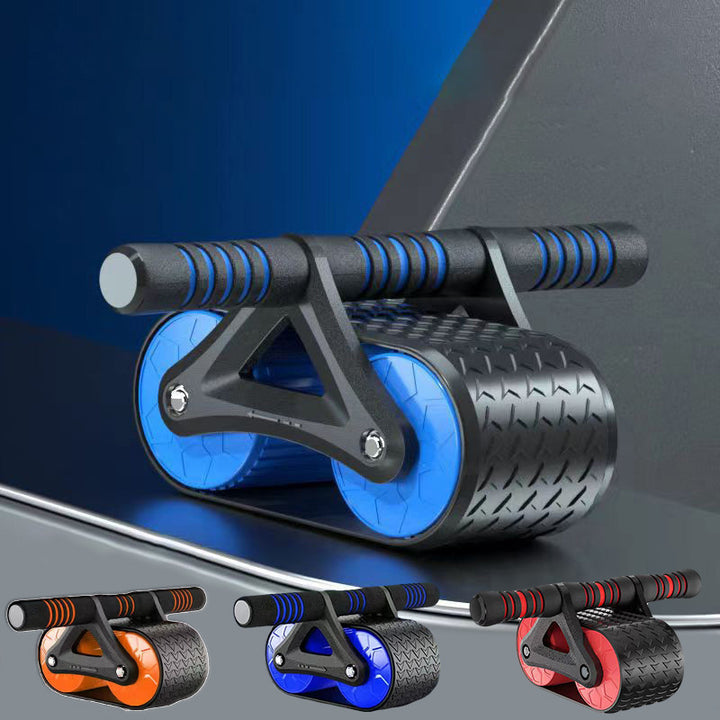 Double Wheel Ab Roller with Auto-Rebound