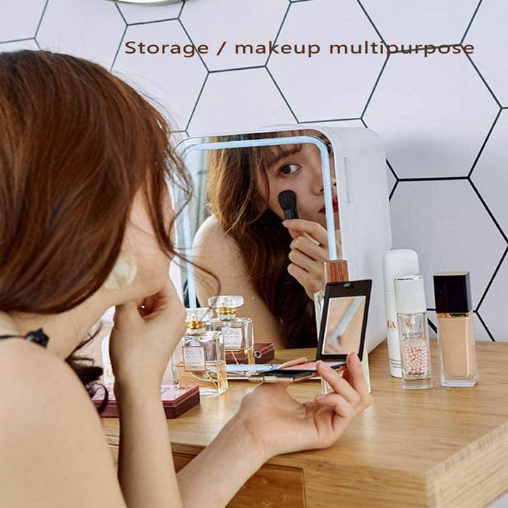 Mini Makeup Fridge &amp; Skincare Cooler