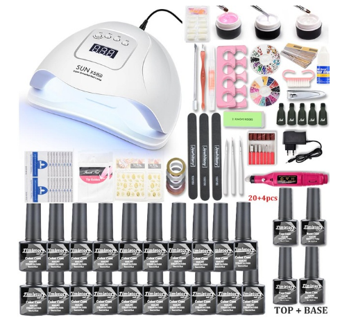 80W UV Nail Phototherapy Lamp Set