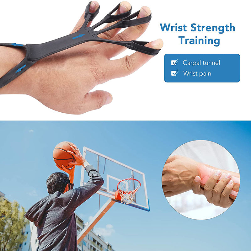 Silicone Finger Grip &amp; Hand Rehab Trainer