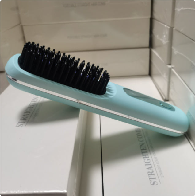 Wireless 2-in-1 Hair Straightener &amp; Curler Brush
