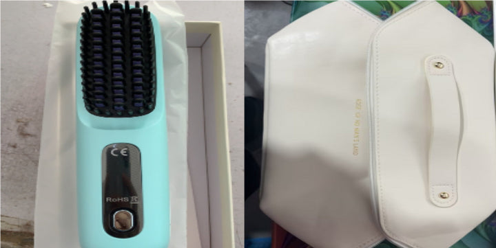 Wireless 2-in-1 Hair Straightener &amp; Curler Brush