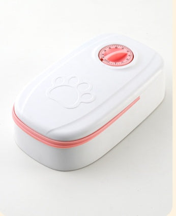 Automatic Pet Feeder with Stainless Steel Bowl
