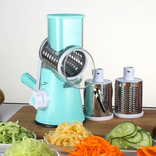 Round Mandoline Slicer &amp; Cheese Grater