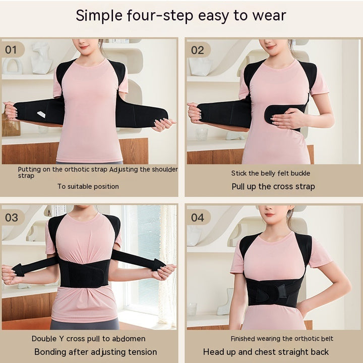 Posture Corrector &amp; Chest Lift Brace