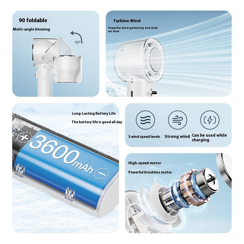 High-Speed Handheld Cooling Fan