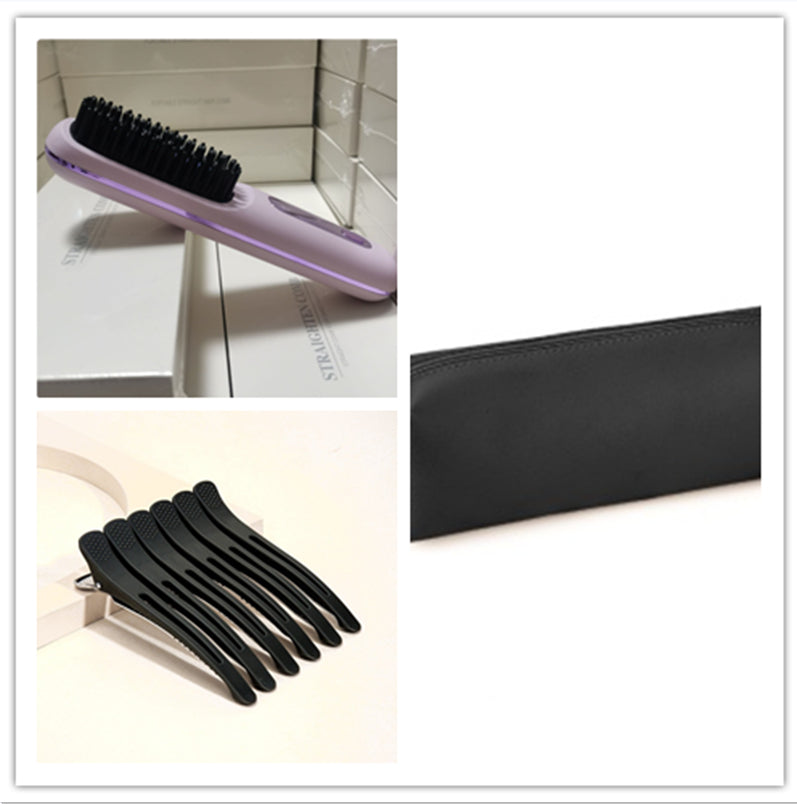 Wireless 2-in-1 Hair Straightener &amp; Curler Brush