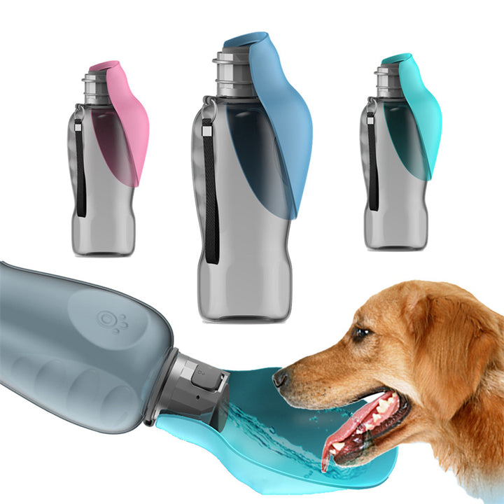 800ml Portable Dog Water Bottle &amp; Bowl