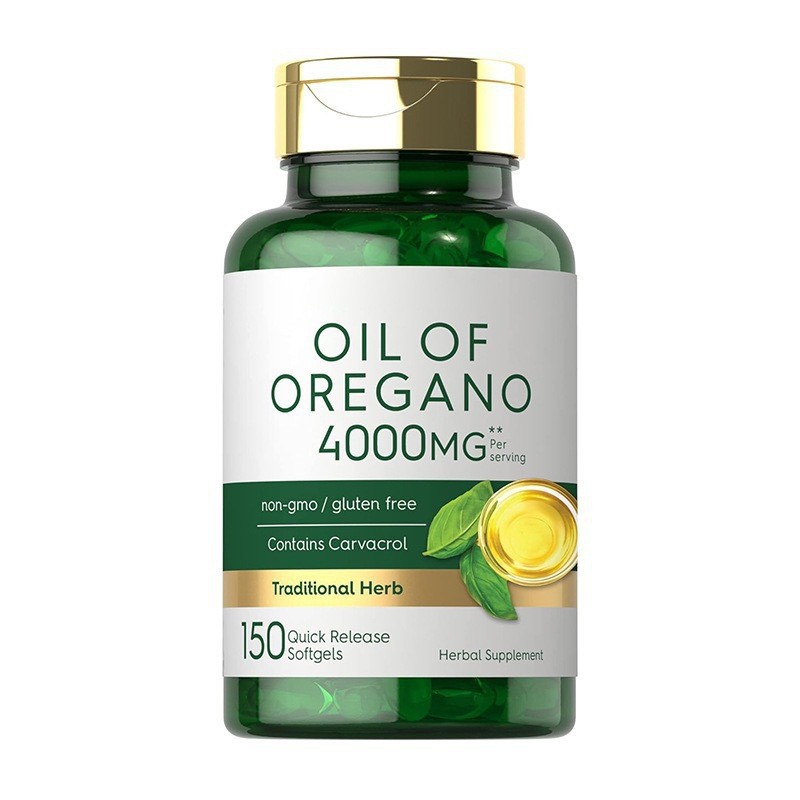 Oregano Oil Dietary Supplement Capsules