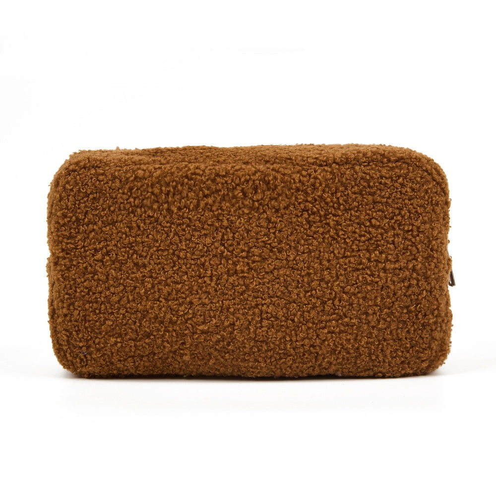 Velvet Plush Skincare Storage Bag