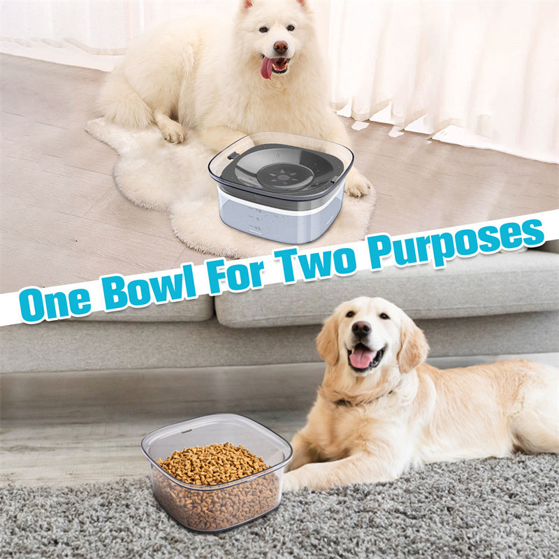 2L Spill-Proof Dog &amp; Cat Water Bowl