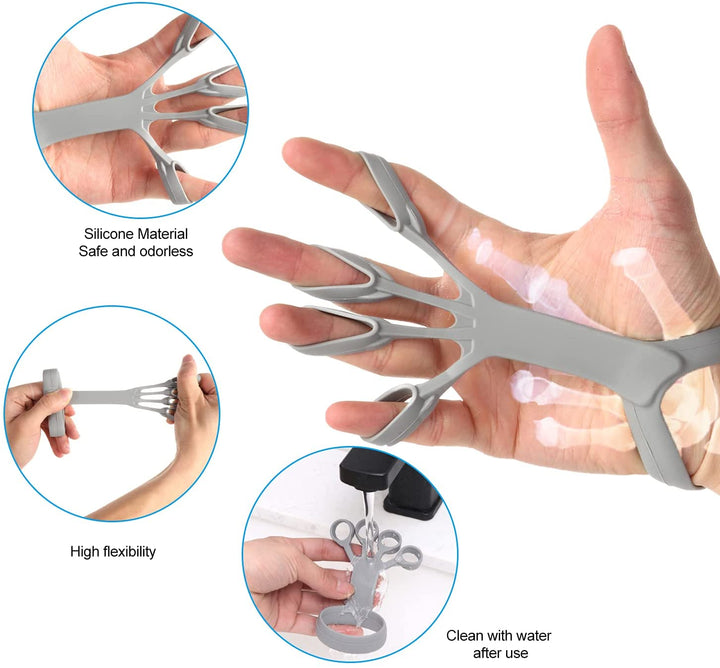 Silicone Finger Grip &amp; Hand Rehab Trainer