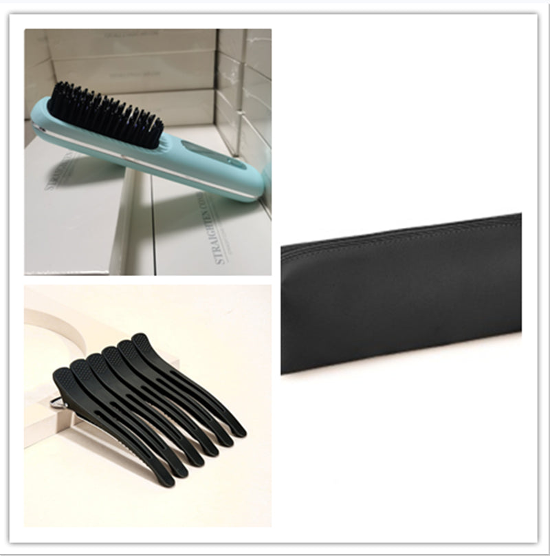 Wireless 2-in-1 Hair Straightener &amp; Curler Brush