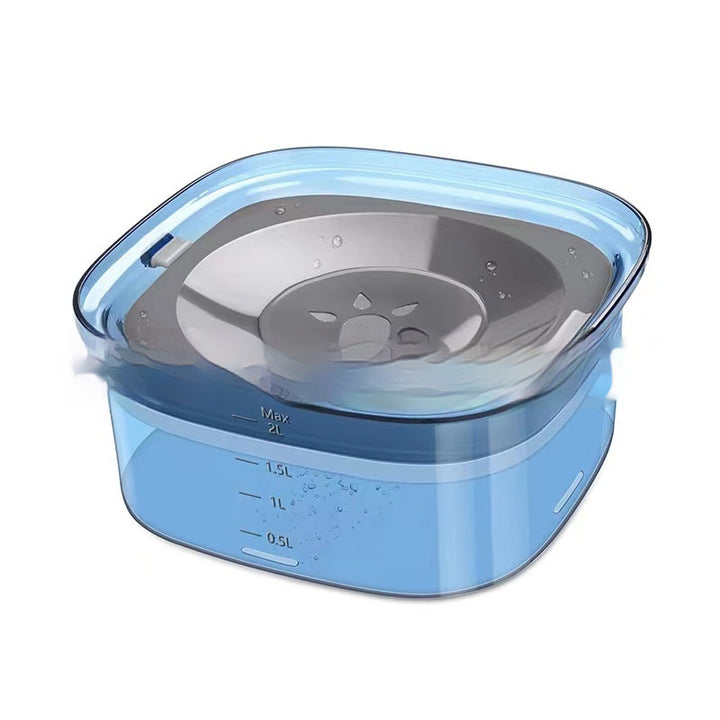 2L Spill-Proof Dog &amp; Cat Water Bowl