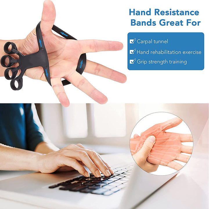 Silicone Finger Grip &amp; Hand Rehab Trainer